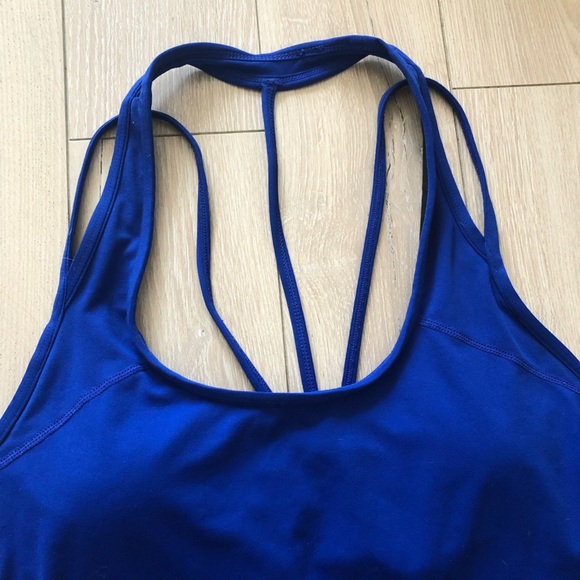 Fabletics Built In Bra Tank Top in Blue - Picture 5 of 8